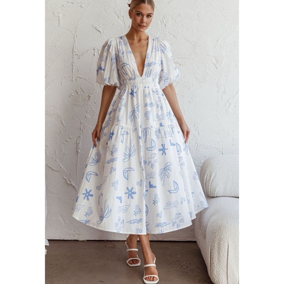 Fortunate One By The Seaside Dress - Picture 3 of 6